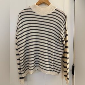 Madewell Striped Mockneck Women's Sweater. Never worn